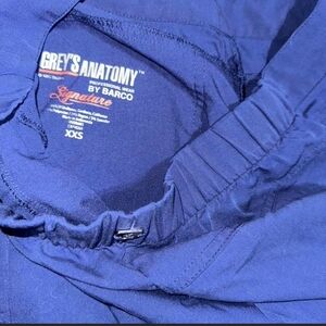 Grey's Anatomy Deep Blue Scrub Top